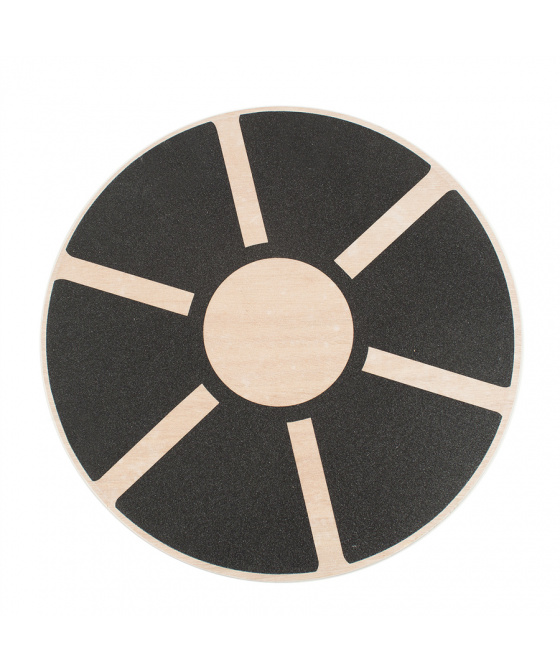 Balanční deska Yate - dřevěná, kruhová