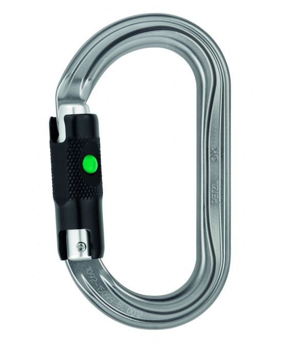 Petzl OK BALL LOCK karabina ovál s automatickou poj.