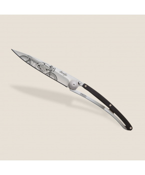 Kapesní nůž Deejo 1CB053 Tattoo 37g ebony wood Café Racer Kapesní nůž Deejo 1CB053 Tattoo 37g ebony wood Café Racer