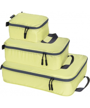 Cocoon sada organizérů Packing Cube Light Discrete wild lime