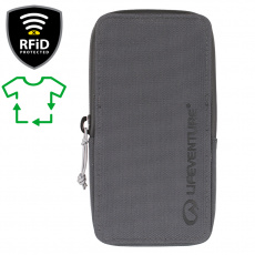 Pouzdro na Telefon a Karty Lifeventure RFiD Phone Wallet Recycled Grey