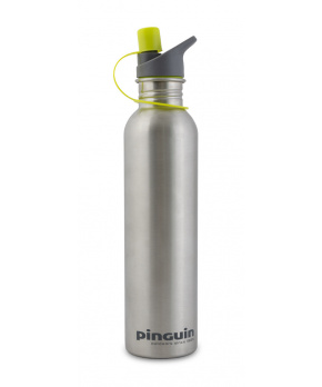Láhev Pinguin Nerez 1000ml se dvěma uzávěry Láhev Pinguin Nerez 1000ml se dvěma uzávěry