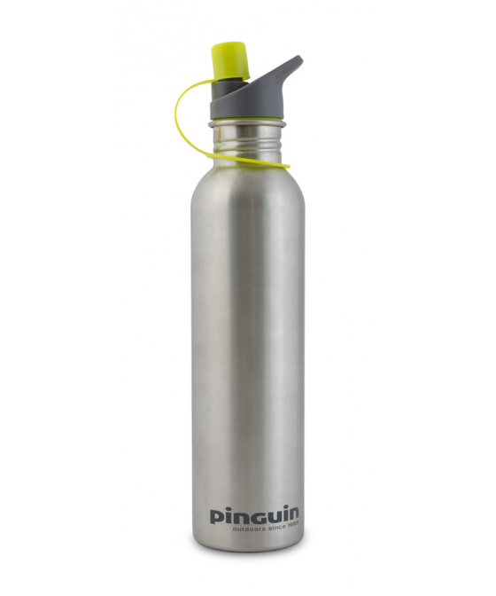 Láhev Pinguin Nerez 1000ml se dvěma uzávěry