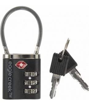 Eagle Creek kombinační zámek Cable TSA Lock graphite