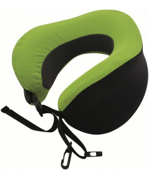 TravelSafe podhlavník Travel Pillow Memory Foam black/green