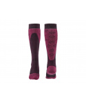 Ponožky Bridgedale Ski Midweight+ Women's Plum / Berry