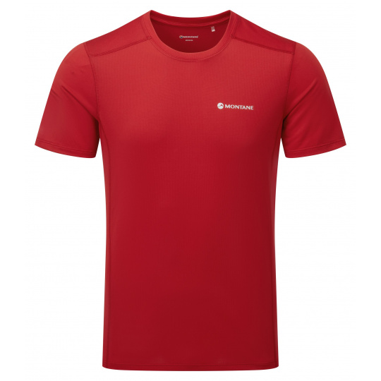 Montane DART LITE T-SHIRT-ACER RED-M pánské tričko tmavě červené