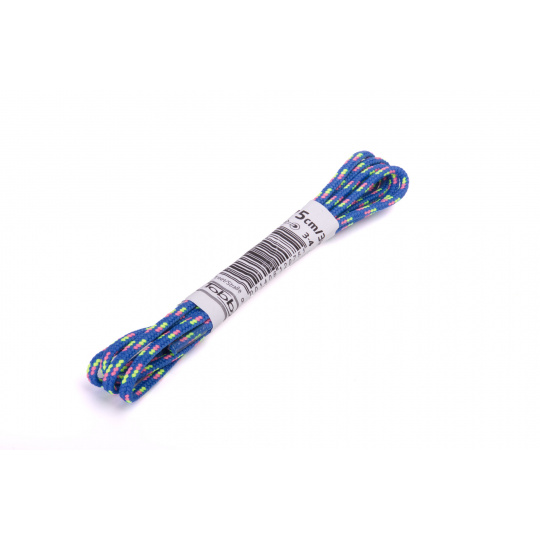 Tkaničky kulaté Tobby SP-31 blue-hotpink-neon yellow 3mm