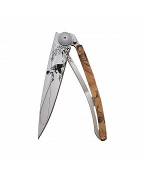 Kapesní nůž Deejo 9CC202 Tattoo 27g brown camo Fly Fishing
