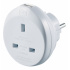 Go Travel adaptér UK/Evropa s USB typ E/F