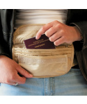 TravelSafe ledvinka Skin Waist Pouch beige