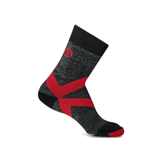 Ponožky Asolo by NanoSox NSX W Black/Red