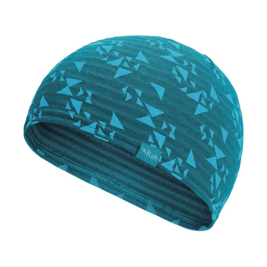 Rab Filament Print Beanie marina blue/MRB čepice