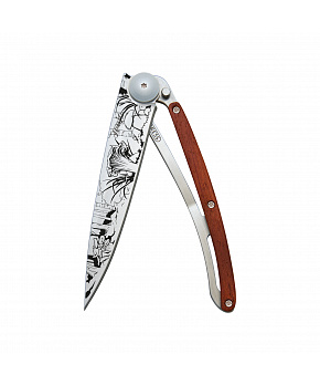 Kapesní nůž Deejo 1CB088 Tattoo 37g coralwood Mushroom