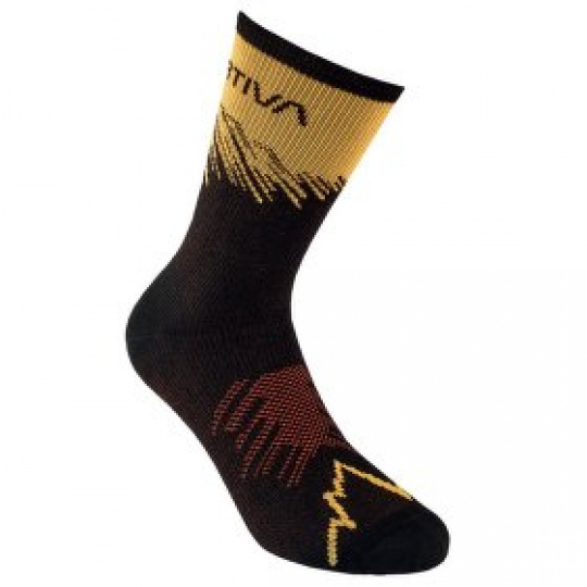 Ponožky La Sportiva Sky Socks Black/Yellow