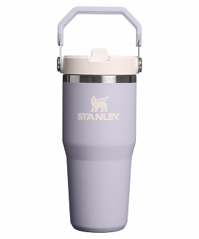 STANLEY Termoláhev s integrovanou slámkou The IceFlow™ Flip Straw 2.0 Tumbler 410 ml/20oz Purple Dust