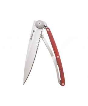 Kapesní nůž Deejo 1CB505 Serration 37g coralwood