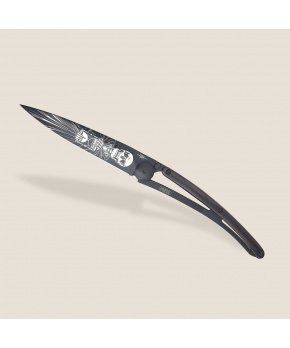 Kapesní nůž Deejo 1GB164 Tattoo Black 37g ebony wood Immortal