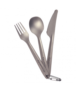 Lifeventure Superlight Titanium Cutlery Set Lifeventure Superlight Titanium Cutlery Set