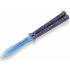 Joker motýlek Aluminium Blue Ornamet One Edge Butterfly 105 mm