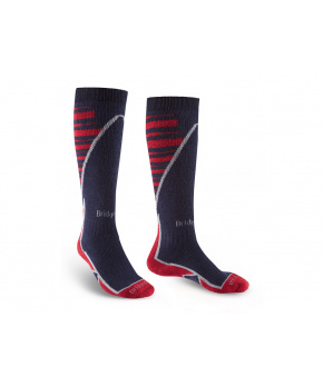 Bridgedale Ski Midweight+ navy/red/042