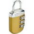 Go Travel zámek Secure Lock Big Wheel gold
