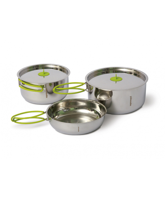 Sada nádobí Pinguin Duo steel L