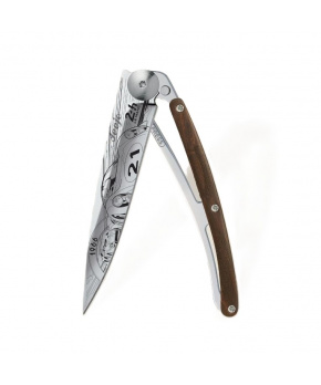 Kapesní nůž Deejo 1AB114 Tattoo Mirror 37g snakewood 24H Le Mans 1966 limitovaná edice