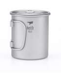 Titanový hrnek s víčkem Keith Mug 300 ml.