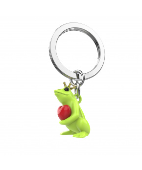 MTM Klíčenka Žába s červeným srdcem