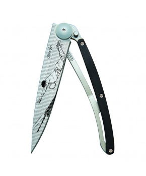 Kapesní nůž Deejo 1CB095 Tattoo 37g ebony wood Rugby Kapesní nůž Deejo 1CB095 Tattoo 37g ebony wood Rugby