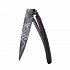 Kapesní nůž Deejo 1GB196 Tattoo Black 37g ebony wood Glaive