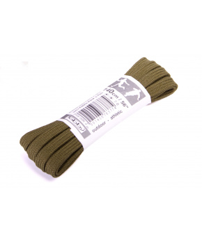 Tkaničky ploché Tobby 0802-6750 olive