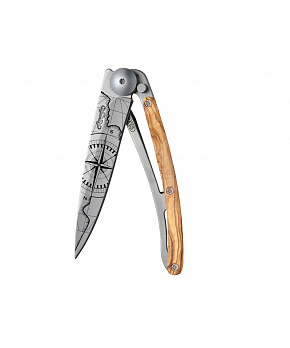 Kapesní nůž Deejo 9CB103 Tattoo 27g olive wood Terra Incognita Kapesní nůž Deejo 9CB103 Tattoo 27g olive wood Terra Incognita