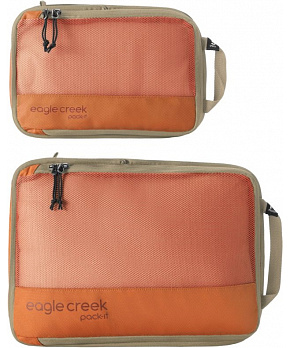 Eagle Creek kompresní obaly Pack-It Reveal Compression Cube Set S/M mandarin