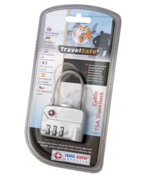 TravelSafe kombinační zámek TSA Cable Travellock