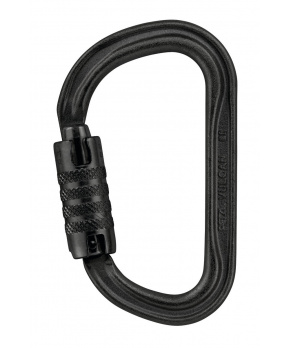 Petzl VULCAN TRIACT LOCK ocelová karabina autom.zámek INT ČERNÁ