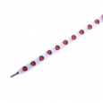 Tobby tkaničky dětské elastické strawberry