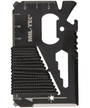 Karta na přežití - 12 Survival Card Paracord Sturm Miltec