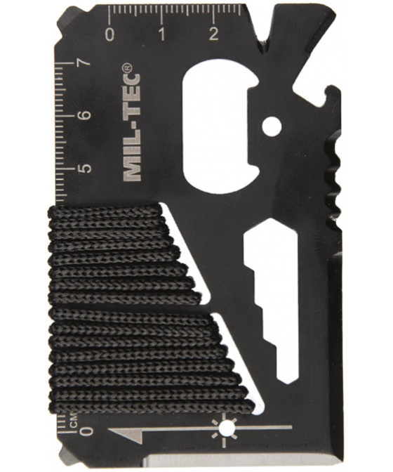 Karta na přežití - 12 Survival Card Paracord Sturm Miltec