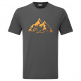 Montane DUAL MOUNTAIN T-SHIRT-MIDNIGHT GREY-XL pánské tričko tmavě šedé