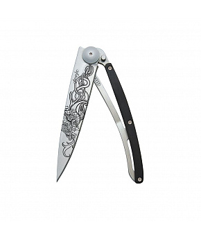 Kapesní nůž Deejo 1CB019 Tattoo 37g ebony wood Viking