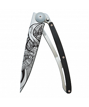 Kapesní nůž Deejo 1CB028 Tattoo 37g ebony wood Demon