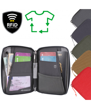 Cestovní Peněženka Lifeventure RFiD Mini Travel Wallet Recycled