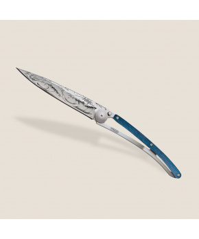 Kapesní nůž Deejo 1CB081 Tattoo 37g blue beech Wave