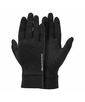 Montane Prstové rukavice Montane Womens Dart Liner Glove barva Black velikost L