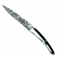 Deejo 1CC539 Serration, 37g, Titanium, Carbon fiber, Polynesian
