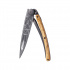 Kapesní nůž Deejo 1GB177 Tattoo Black 37g olive wood Sagittarius