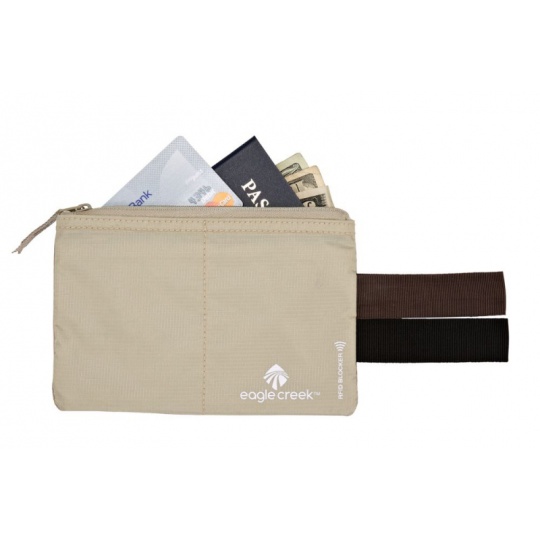 Eagle Creek kapsa na opasek RFID Blocker Hidden Pocket tan