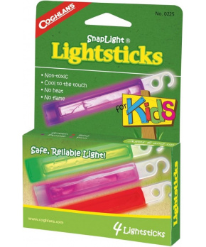 Coghlan´s sada chemických světel Mini Lightstick Kids 4 Pack
